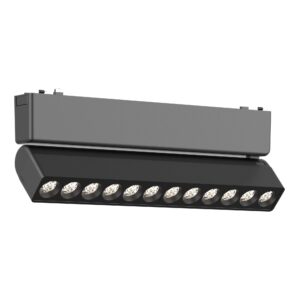 Магнитный трековый светильник Черный LED 1*12W 4000K 710Lm Ra>90 IP20 L230xW26xH81 48V