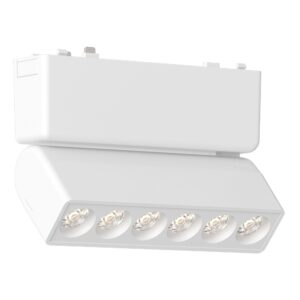 Магнитный трековый светильник Белый LED 1*6W 4000K 360Lm Ra>90 IP20 L122xW26xH80 48V