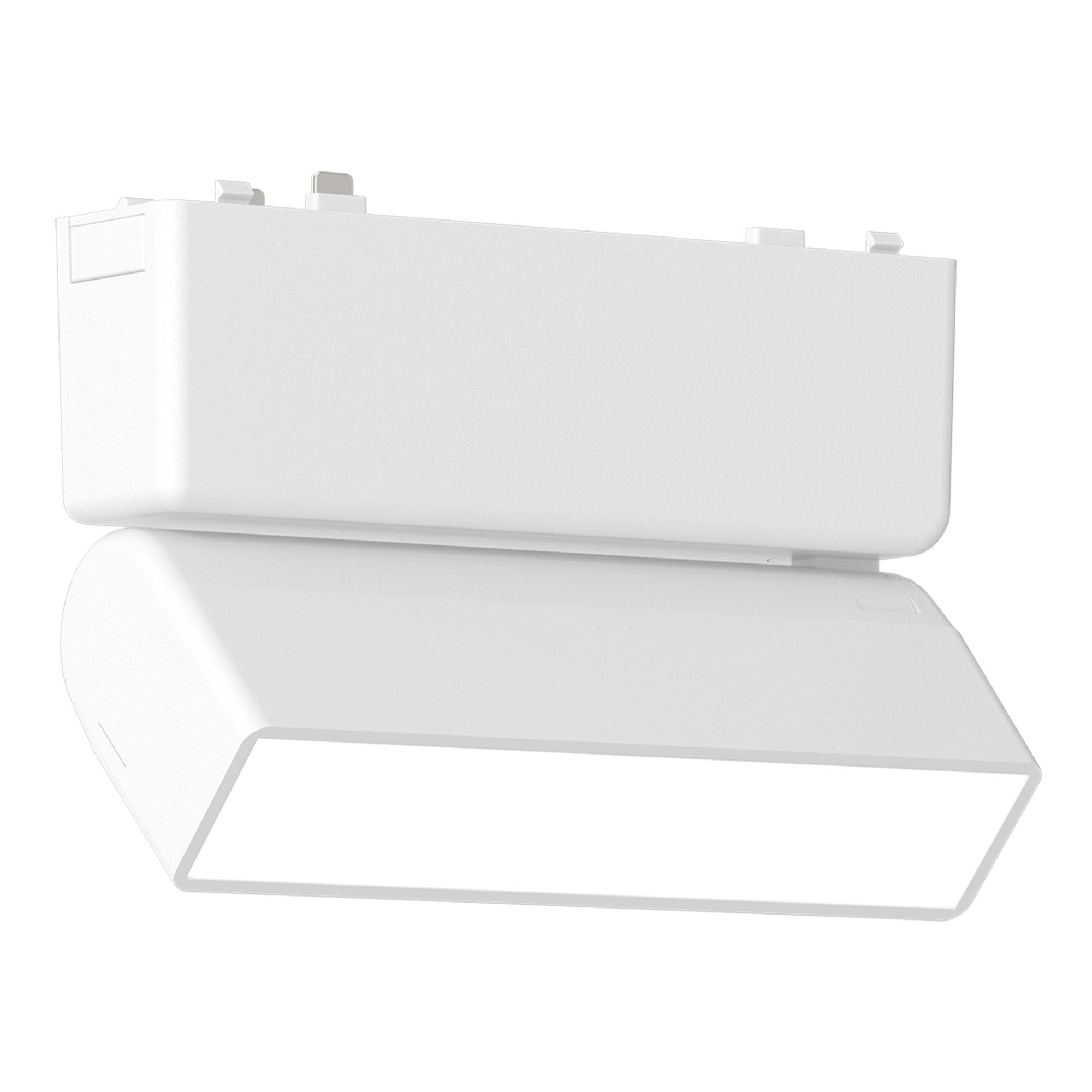 Магнитный трековый светильник Белый LED 1*5W 3000K 260Lm Ra>90 IP20 L122xW26xH80 48V