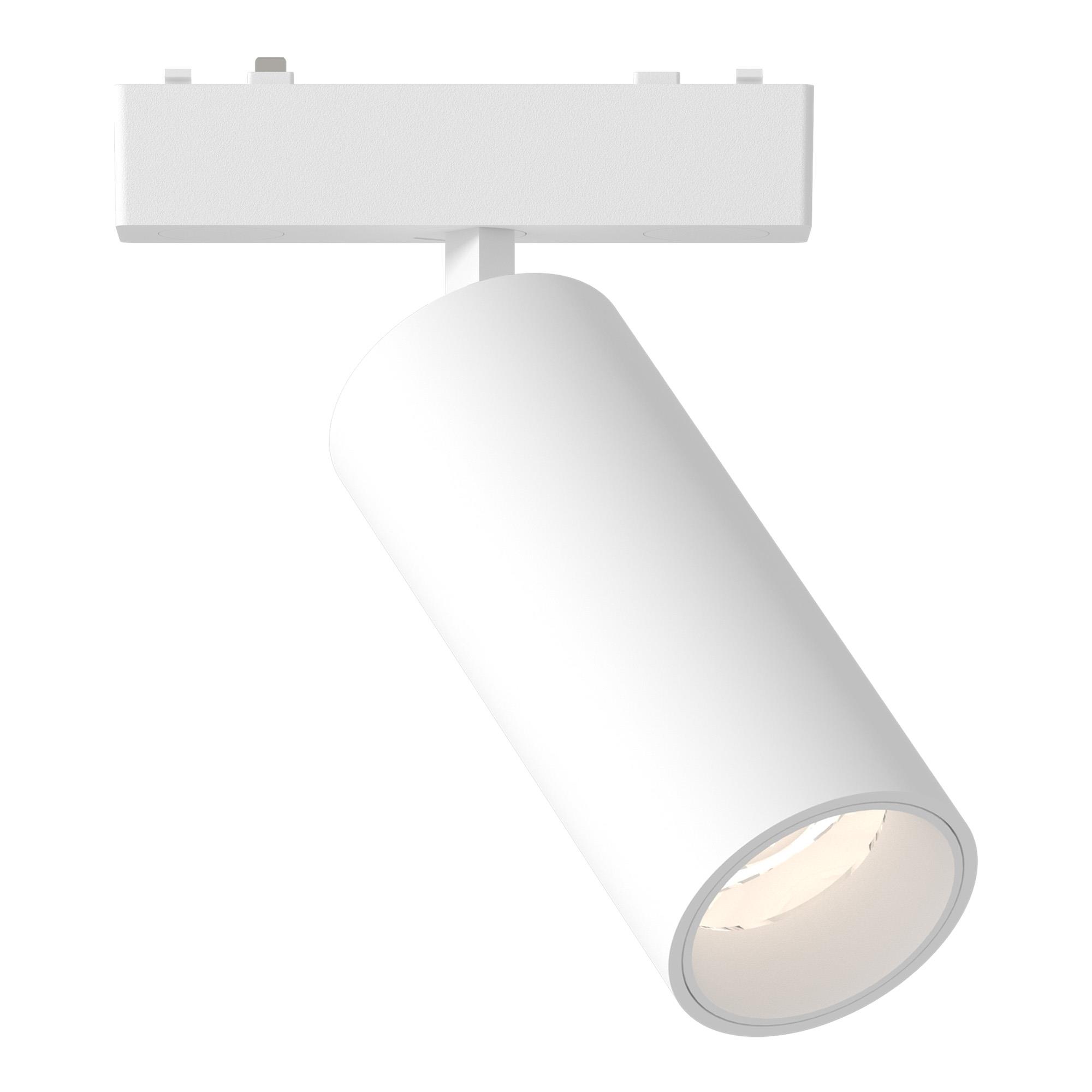 Магнитный трековый светильник Белый LED 1*18W 4000K 1 060Lm Ra>90 IP20 D55xH135 48V