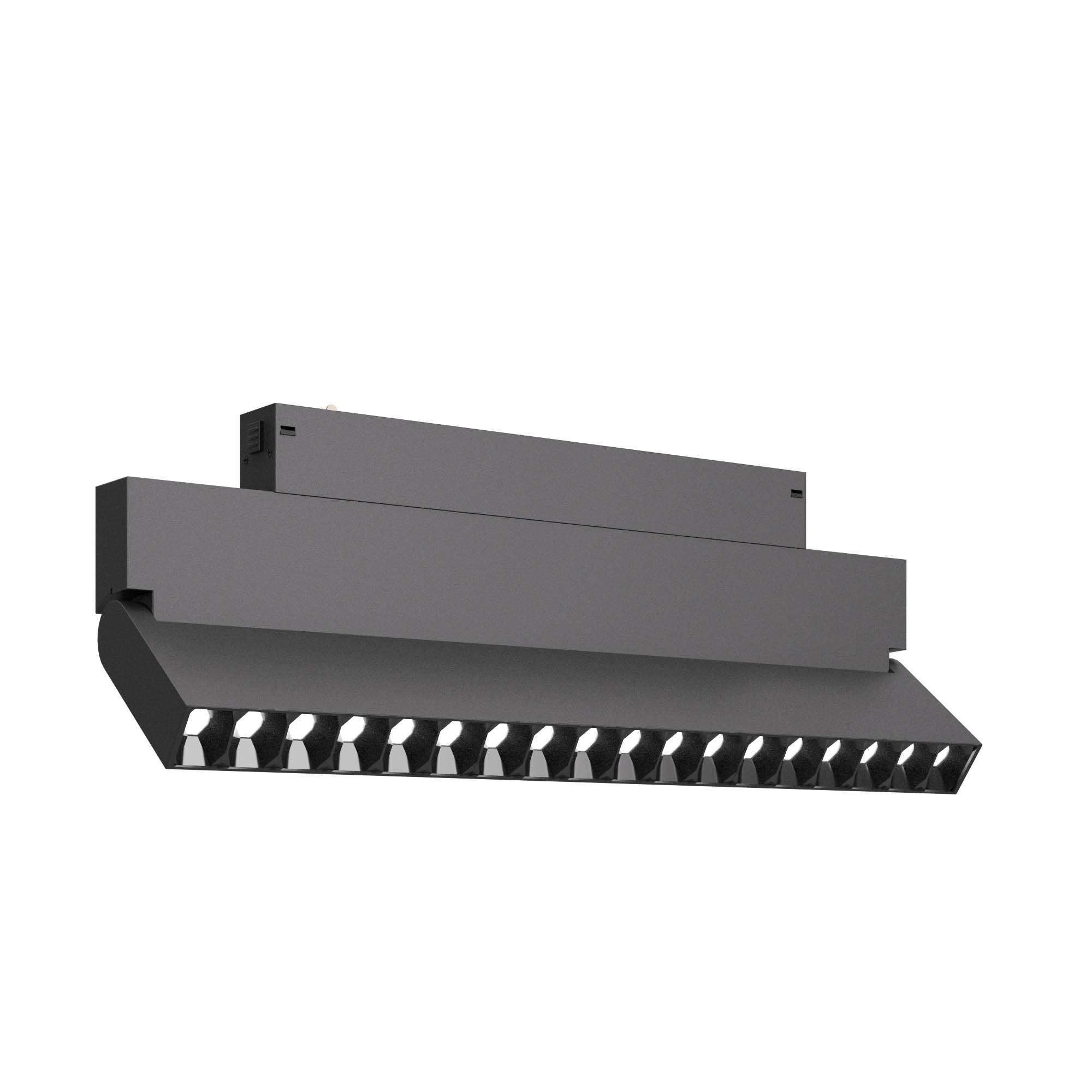 Св-к трек. Черный LED 1*18W 3000K 1 470Lm Ra>90 34° IP20 L370xW26xH137 220V