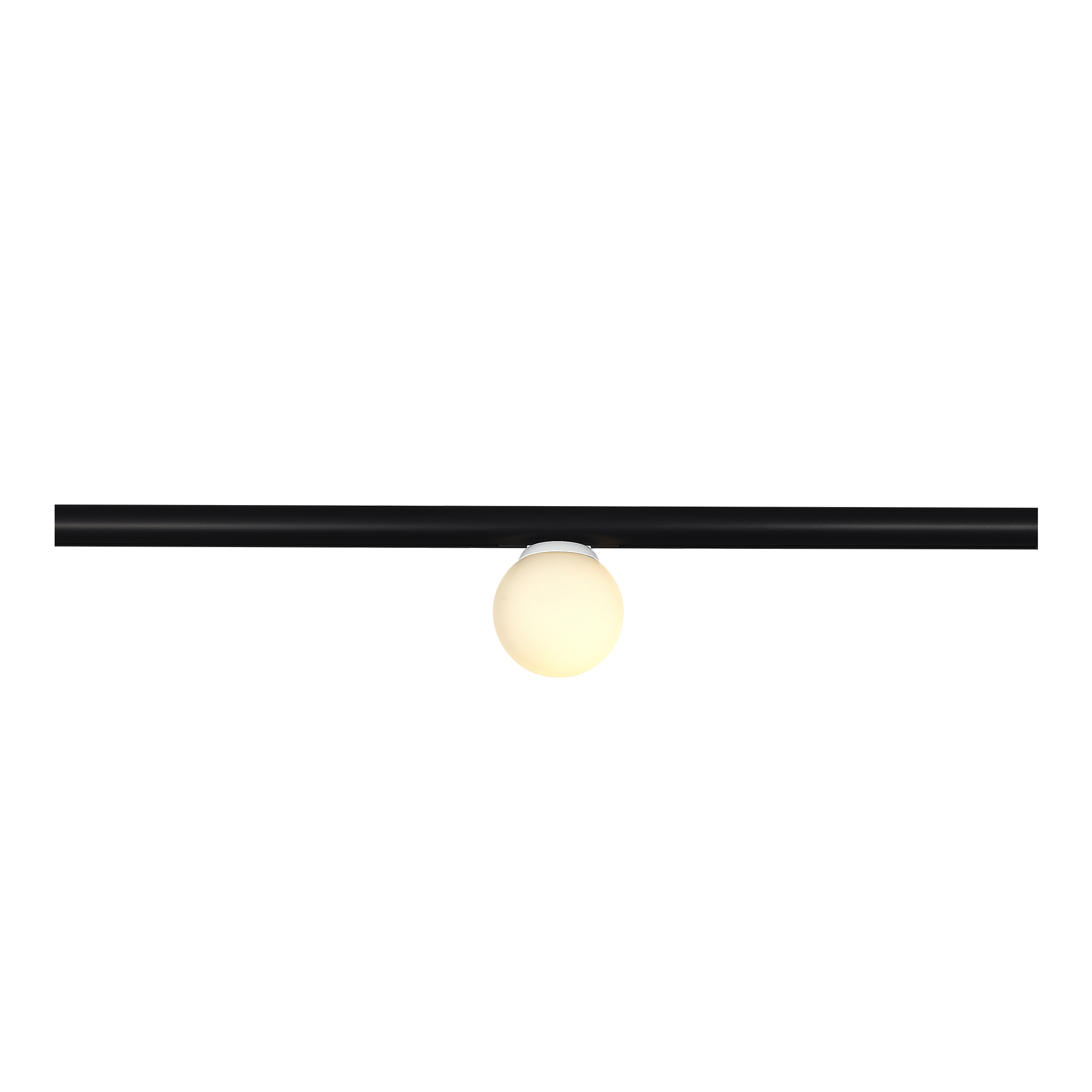 Магнитный трековый светильник Белый LED 1*3W 3000K Lm Ra>80 360° IP20 D60xH- 24V