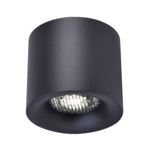 Светильник потолочный черный LED 1*10W 4000K 530Lm Ra 36° IP20 D80xH70 170-240VV