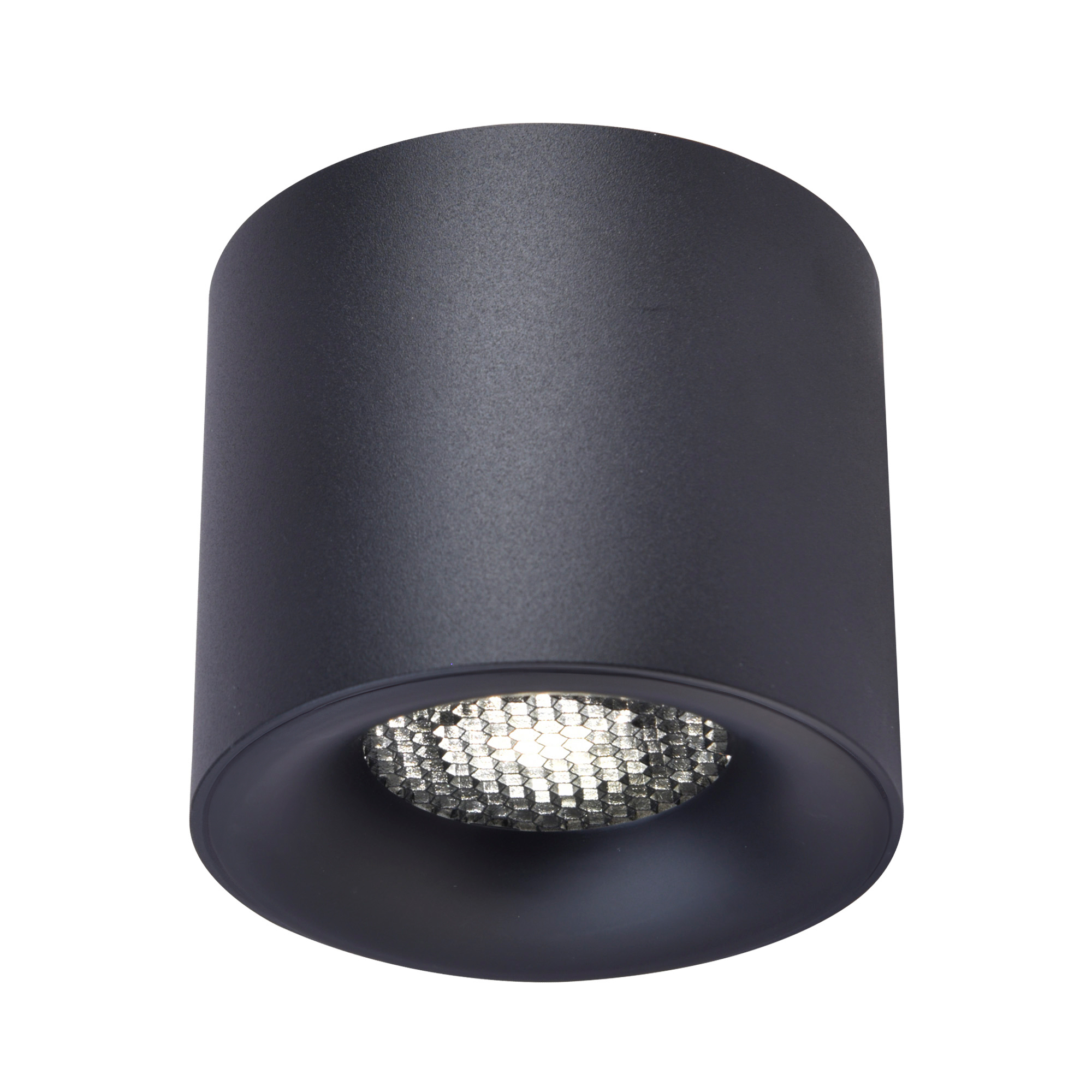 Светильник потолочный черный LED 1*10W 4000K 530Lm Ra 36° IP20 D80xH70 170-240VV