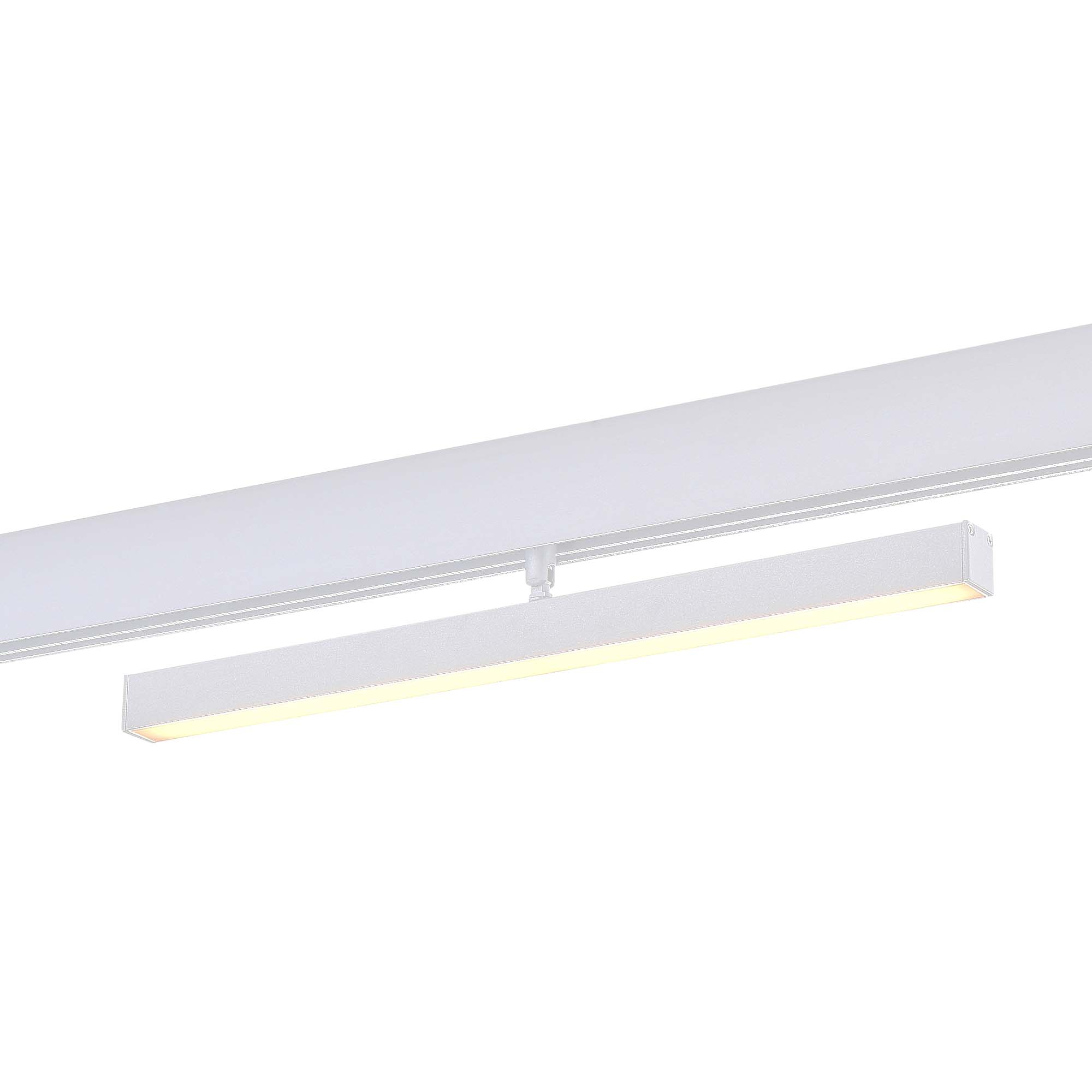 Магнитный трековый светильник Белый LED 1*12W 3000K 900Lm Ra>90 120° IP20 L405xW22,5xH9