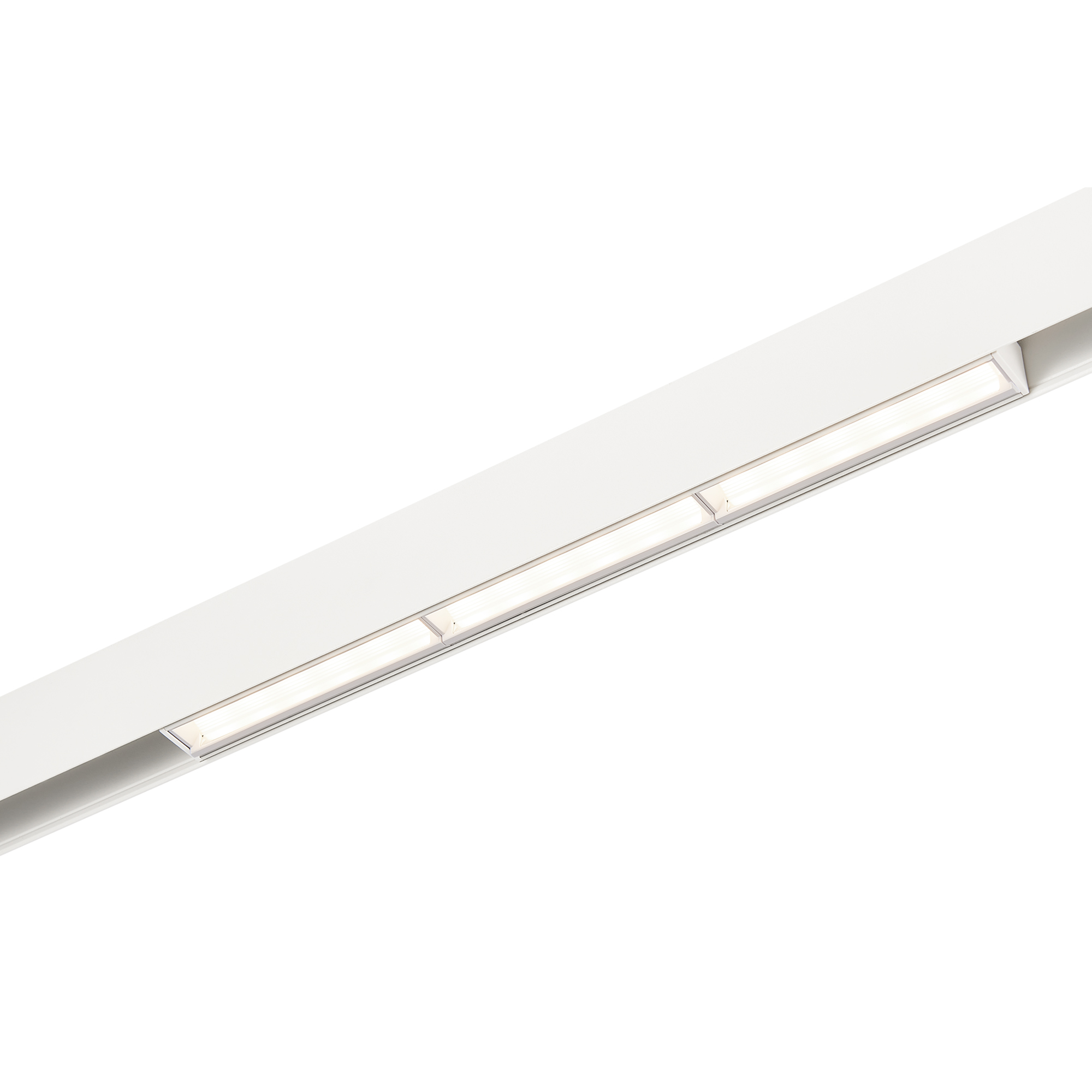 Магнитный трековый светильник Белый LED 1*18W 3000K 1 300Lm Ra>90 120° IP20 L330xW22xH4