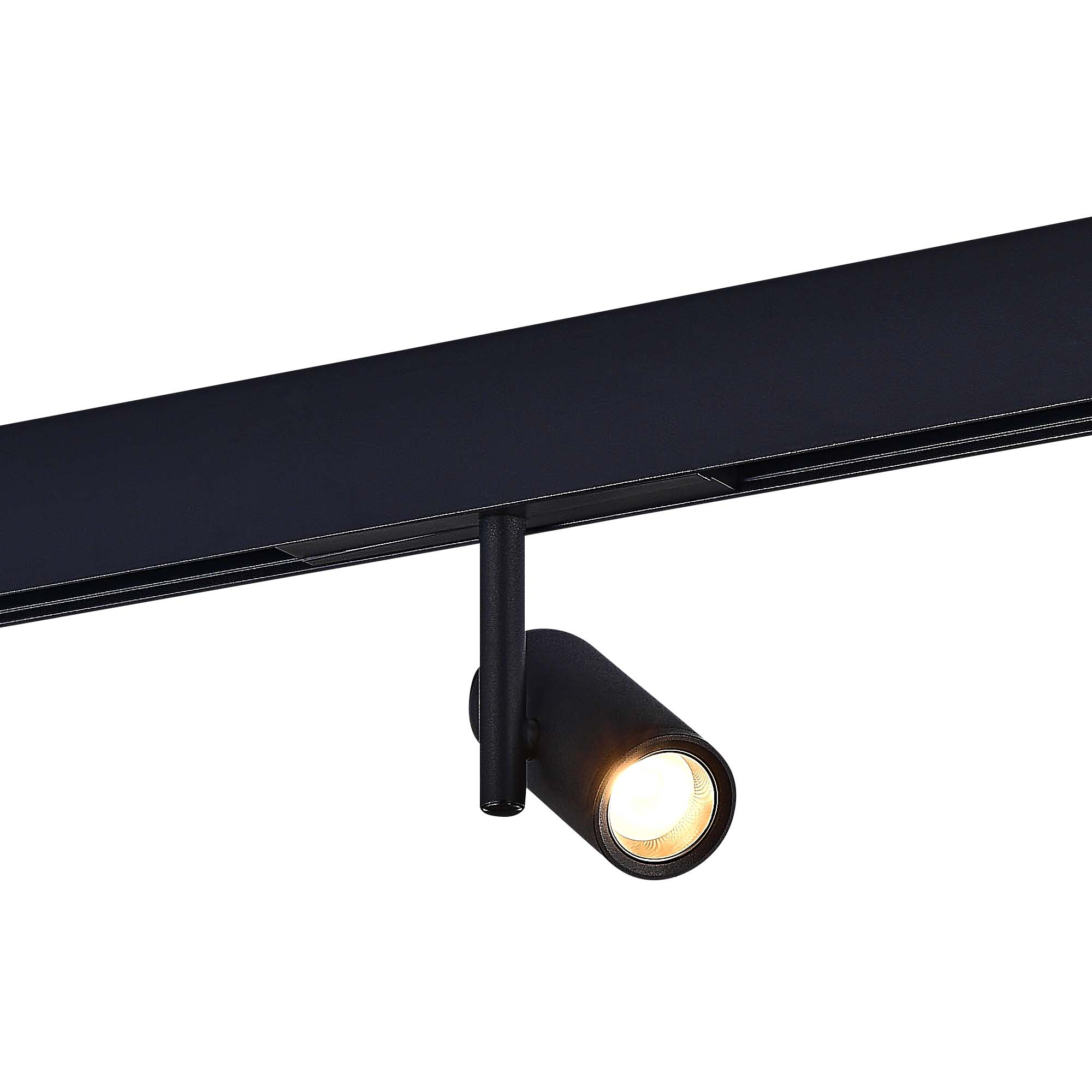Магнитный трековый светильник Черный LED 1*8W 4000K 600Lm Ra>90 36° IP20 D42xH135 48VV