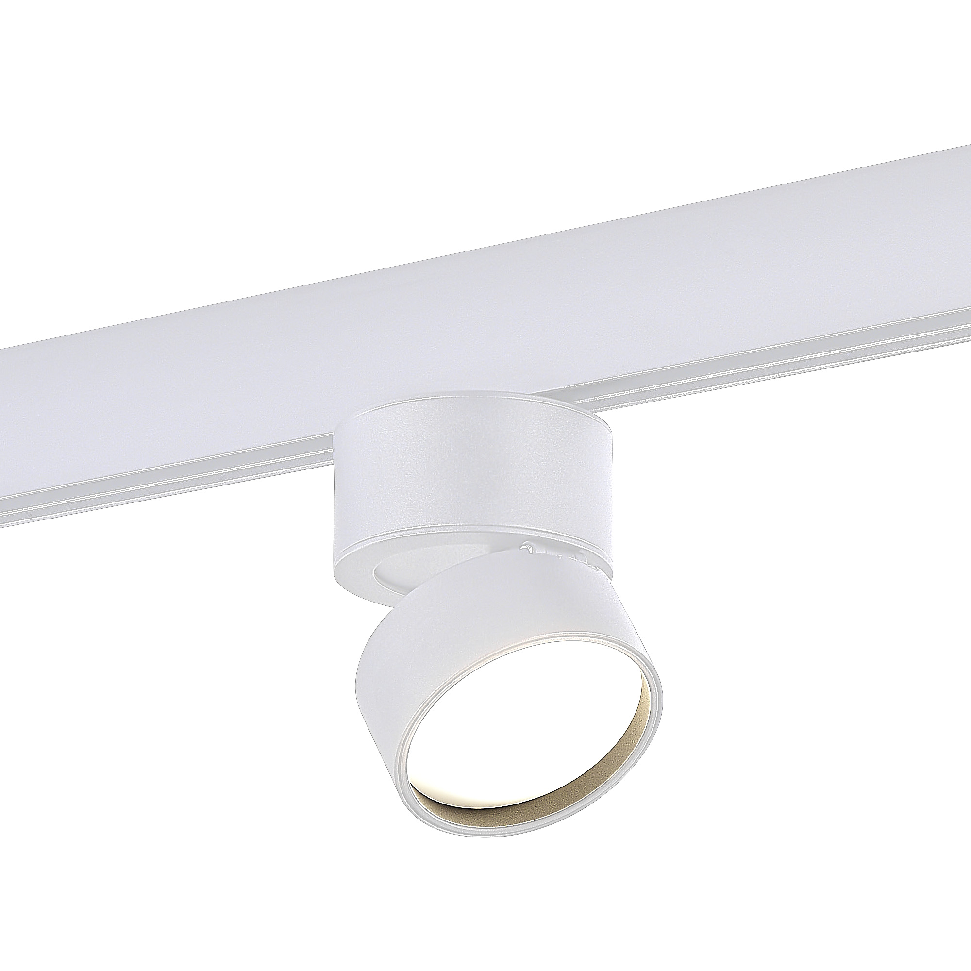 Магнитный трековый светильник Белый LED 1*9W 4000K 700Lm Ra>90 120° IP20 D85xH126 48V