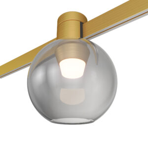 Магнитный трековый светильник FARM Золотистый LED 1*3W 3000K 89Lm Ra90 120 IP20 D85xH11