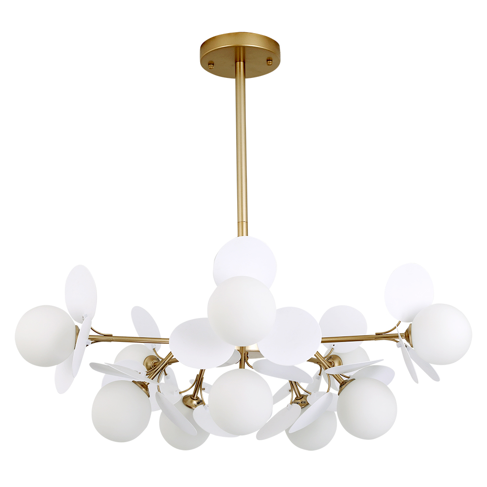 Люстры на штанге Arte Lamp PEACOCK A1369SP-10SG