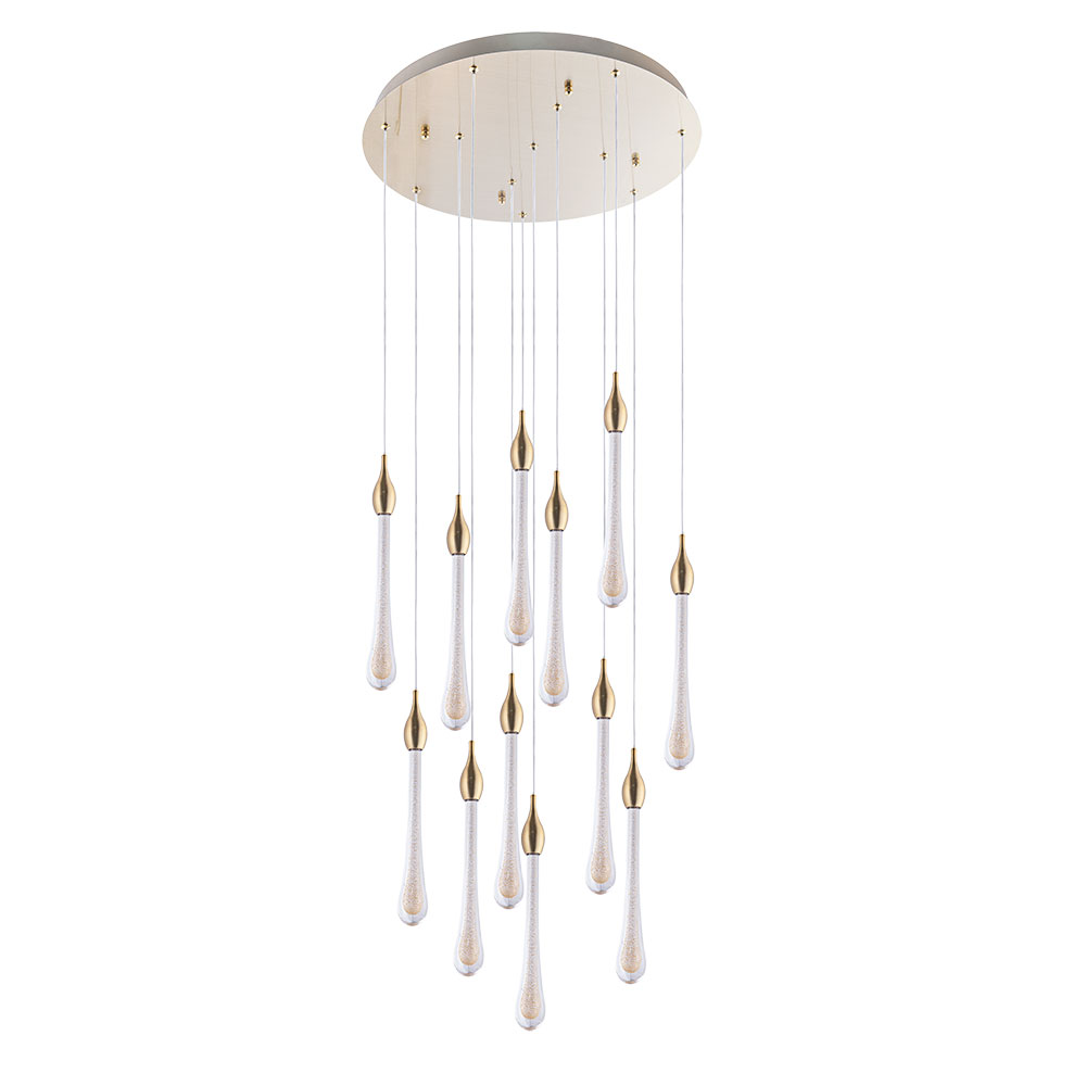 Каскадная Люстры Arte Lamp RAINDROP A1803LM-36PB