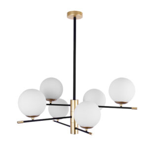 Люстры на штанге Arte Lamp ARKAB A2225LM-6BK