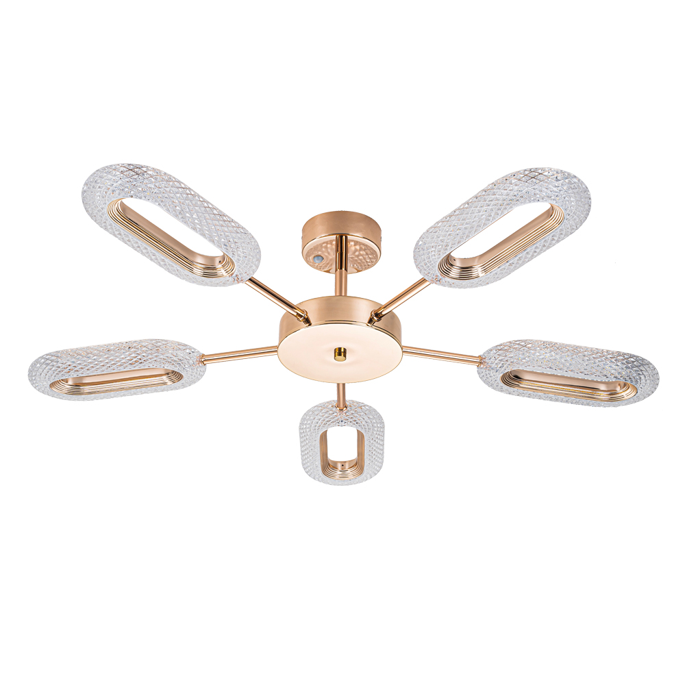 Потолочная Люстры ARTE LAMP OVALE A2489PL-5GO