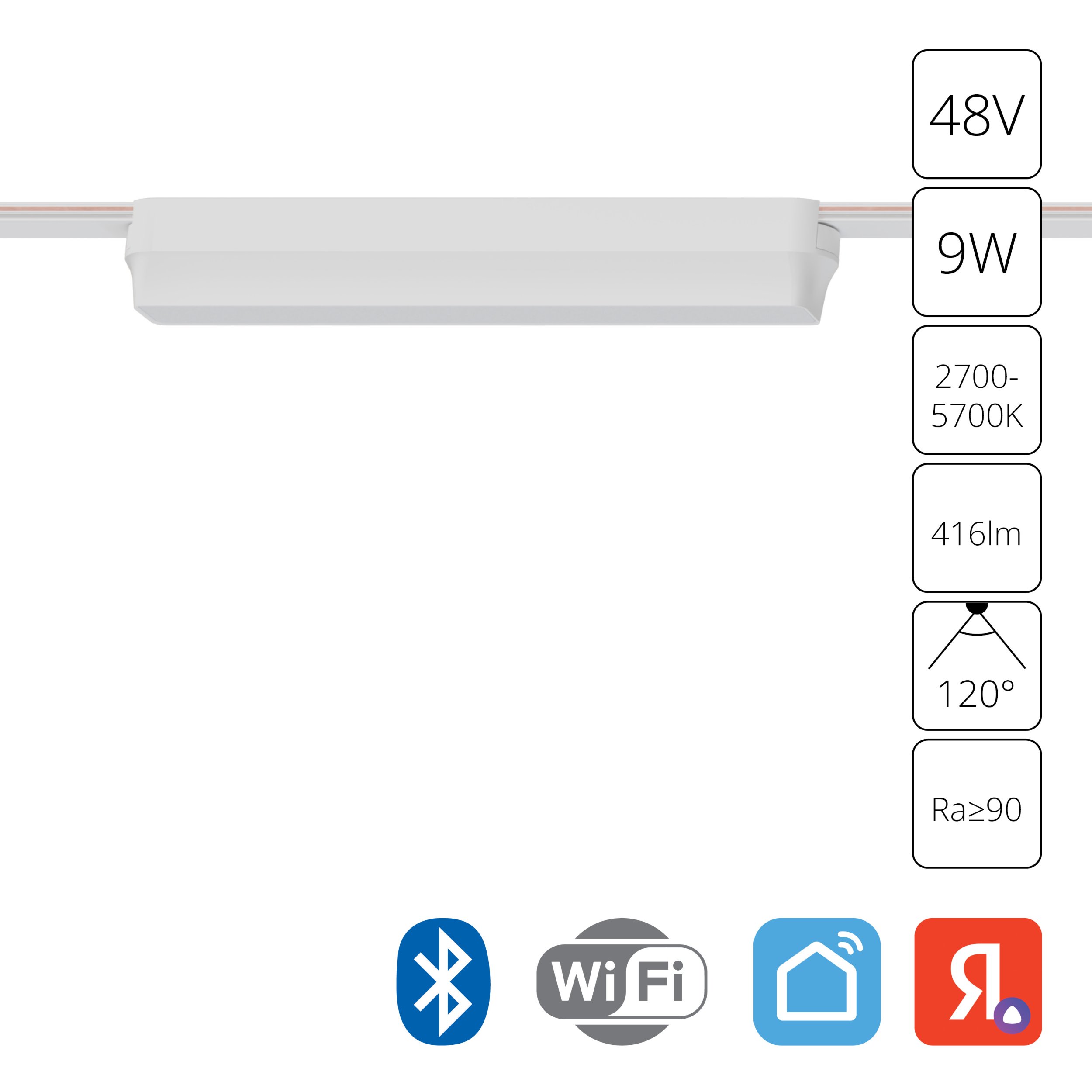 Магнитный трековый светильник Arte Lamp RAPID SMART A2953PL-1WH