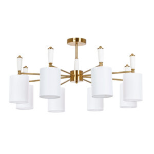 Люстры на штанге Arte Lamp WAVERLEY A4102PL-8PB