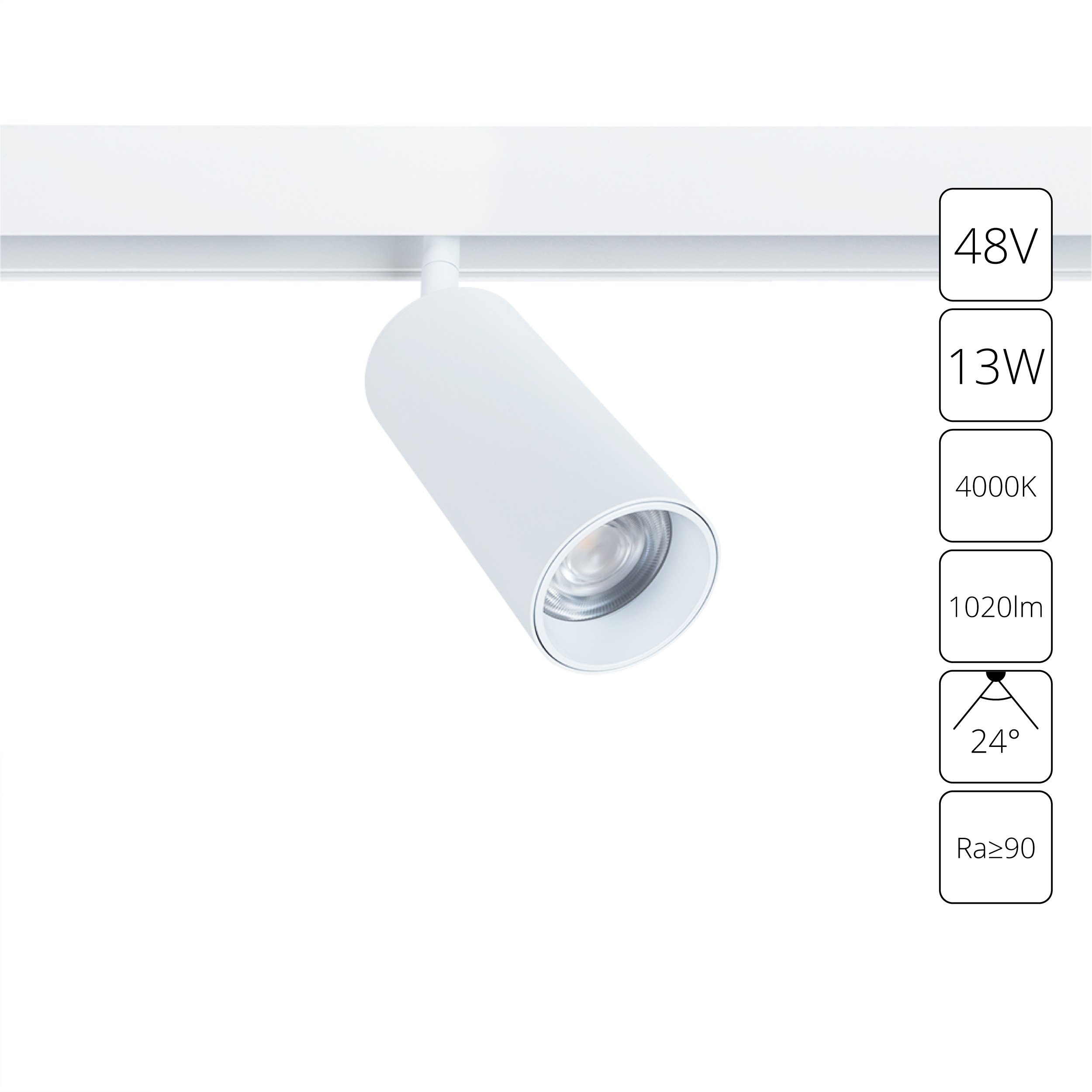 Магнитный трековый светильник Arte Lamp LINEA A4661PL-1WH