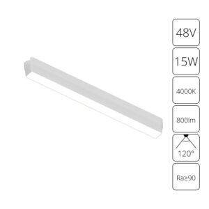 Магнитный трековый светильник Arte Lamp RAPID A6168PL-1WH