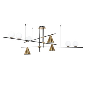 Люстры на штанге Arte Lamp JACOB A7029PL-9BK
