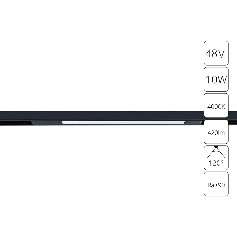 Магнитный трековый светильник Arte Lamp OPTIMA A7263PL-1BK