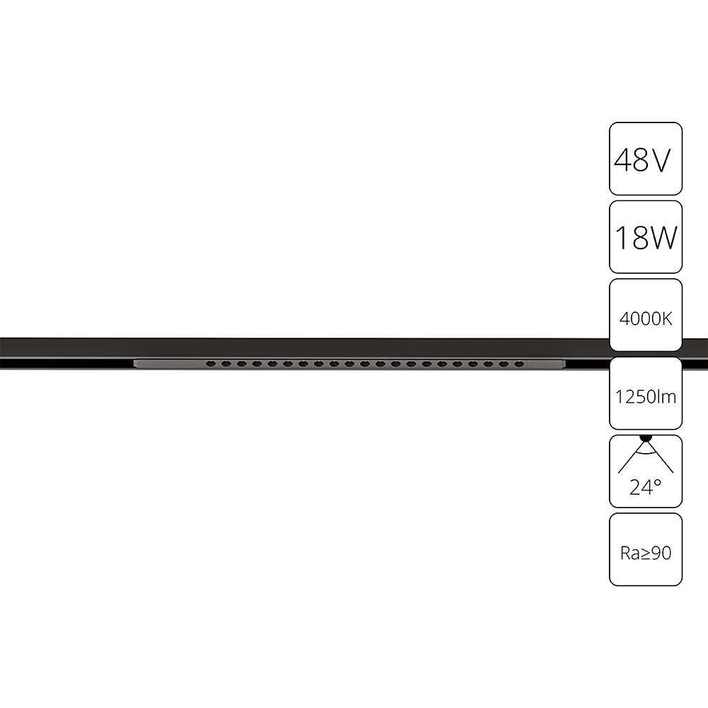 Магнитный трековый светильник Arte Lamp OPTIMA A7267PL-1BK