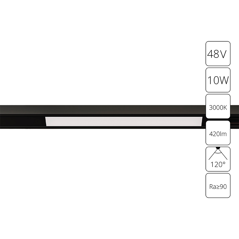 Магнитный трековый светильник Arte Lamp OPTIMA A7283PL-1BK