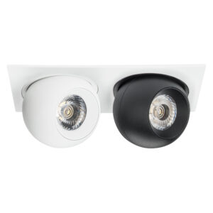 Светильник INTERO LED 9W*2 850LM*2 24G БЕЛЫЙ/ЧЕРНЫЙ 3000K (217526+217062+217072)