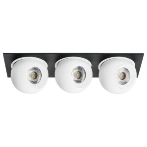 Светильник INTERO LED 9W*3 850LM*3 24G ЧЕРНЫЙ/БЕЛЫЙ 3000K (217537+217062+217062+217062)