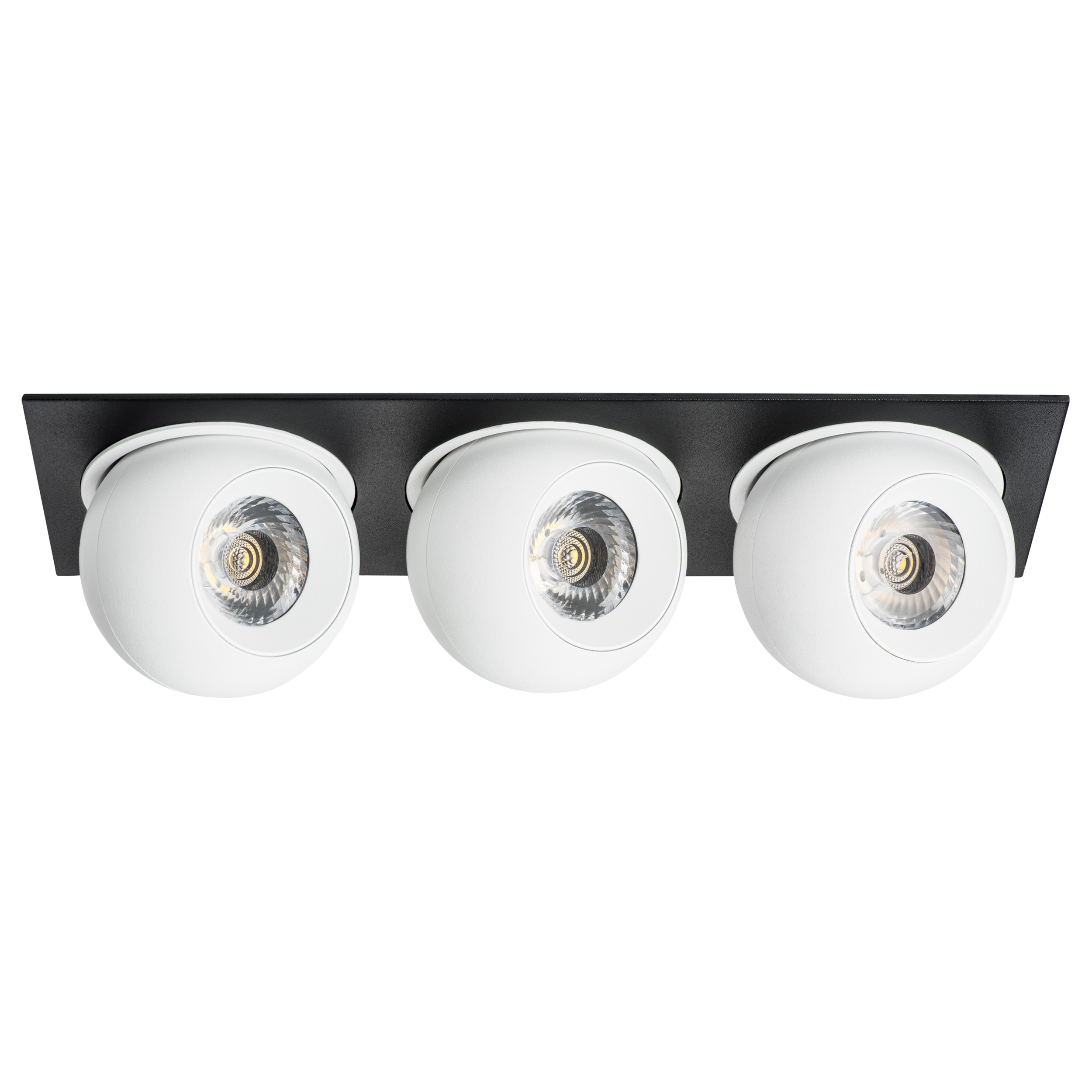 Светильник INTERO LED 9W*3 850LM*3 24G ЧЕРНЫЙ/БЕЛЫЙ 3000K (217537+217062+217062+217062)