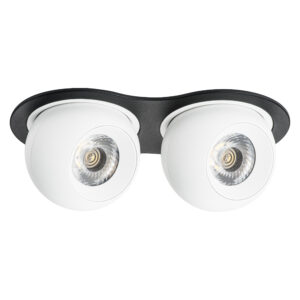 Светильник INTERO LED 9W*2 850LM*2 24G ЧЕРНЫЙ/БЕЛЫЙ 3000K (217627+217062+217062)