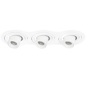 Светильник INTERO TUBO LED 7W*3 360LM*3 60G БЕЛЫЙ 3000K (217636+217162+217162+217162)