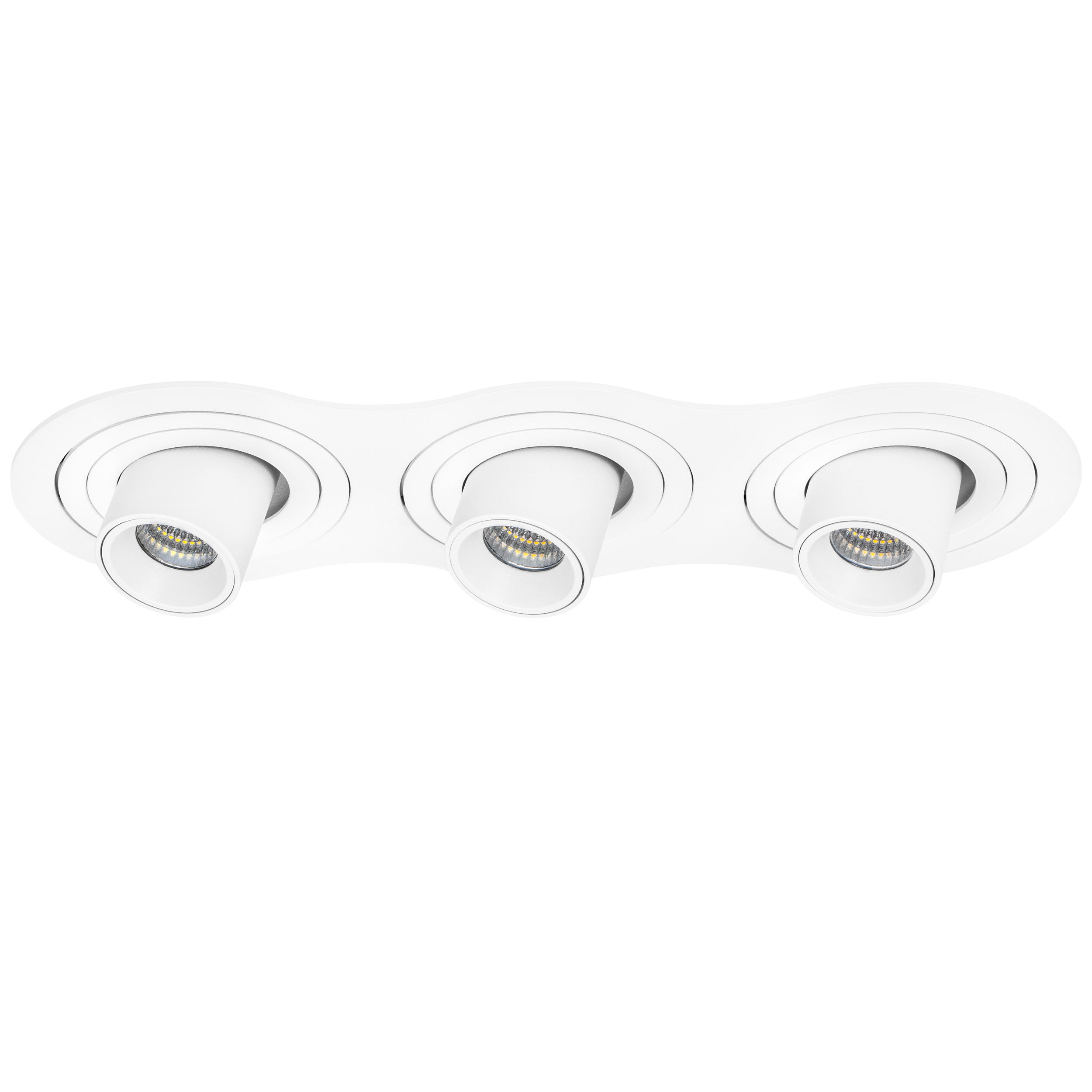 Светильник INTERO TUBO LED 7W*3 360LM*3 60G БЕЛЫЙ 3000K (217636+217162+217162+217162)