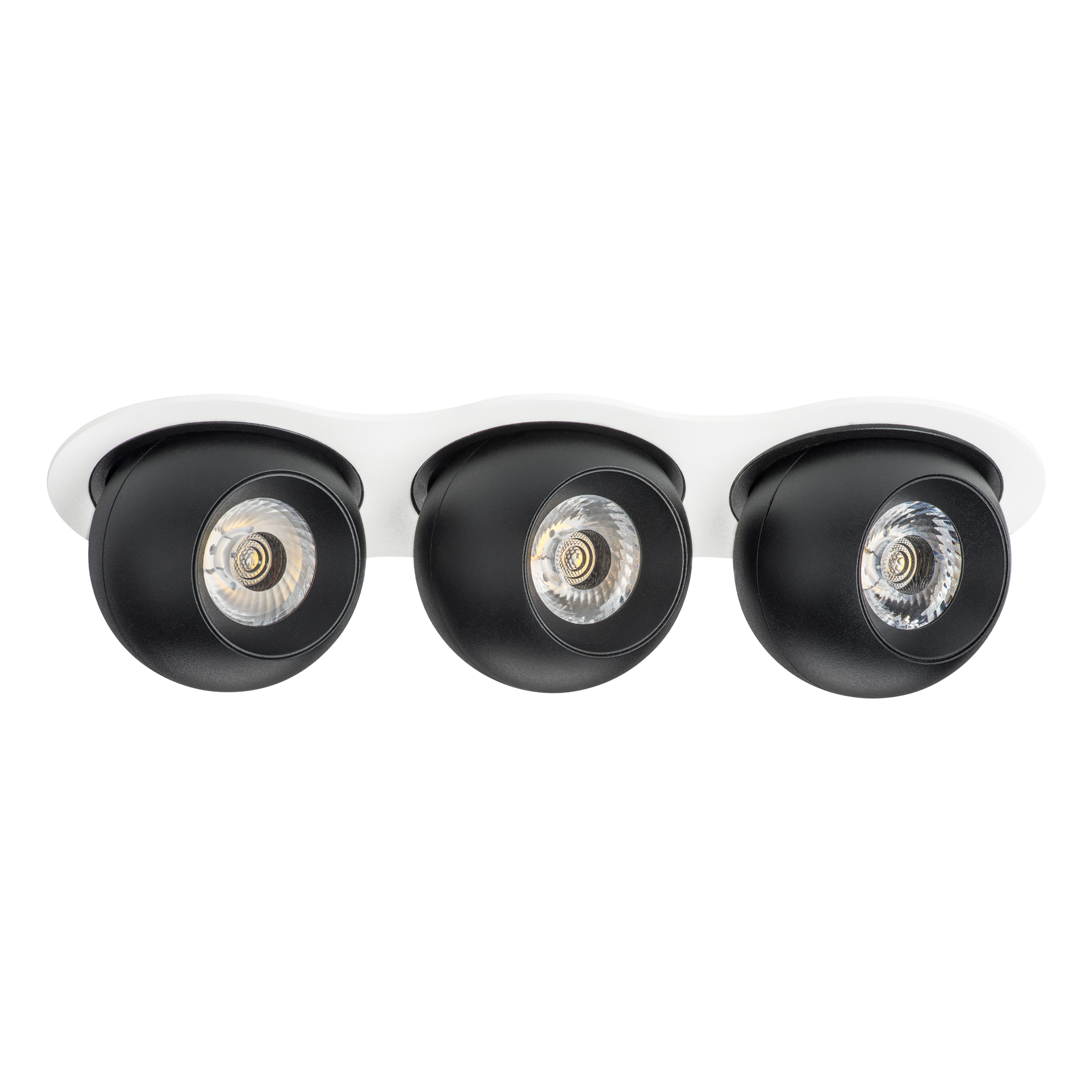 Светильник INTERO LED9W*3 850LM*3 24G БЕЛЫЙ/ЧЕРНЫЙ 4000K (217636+217074+217074+217074)