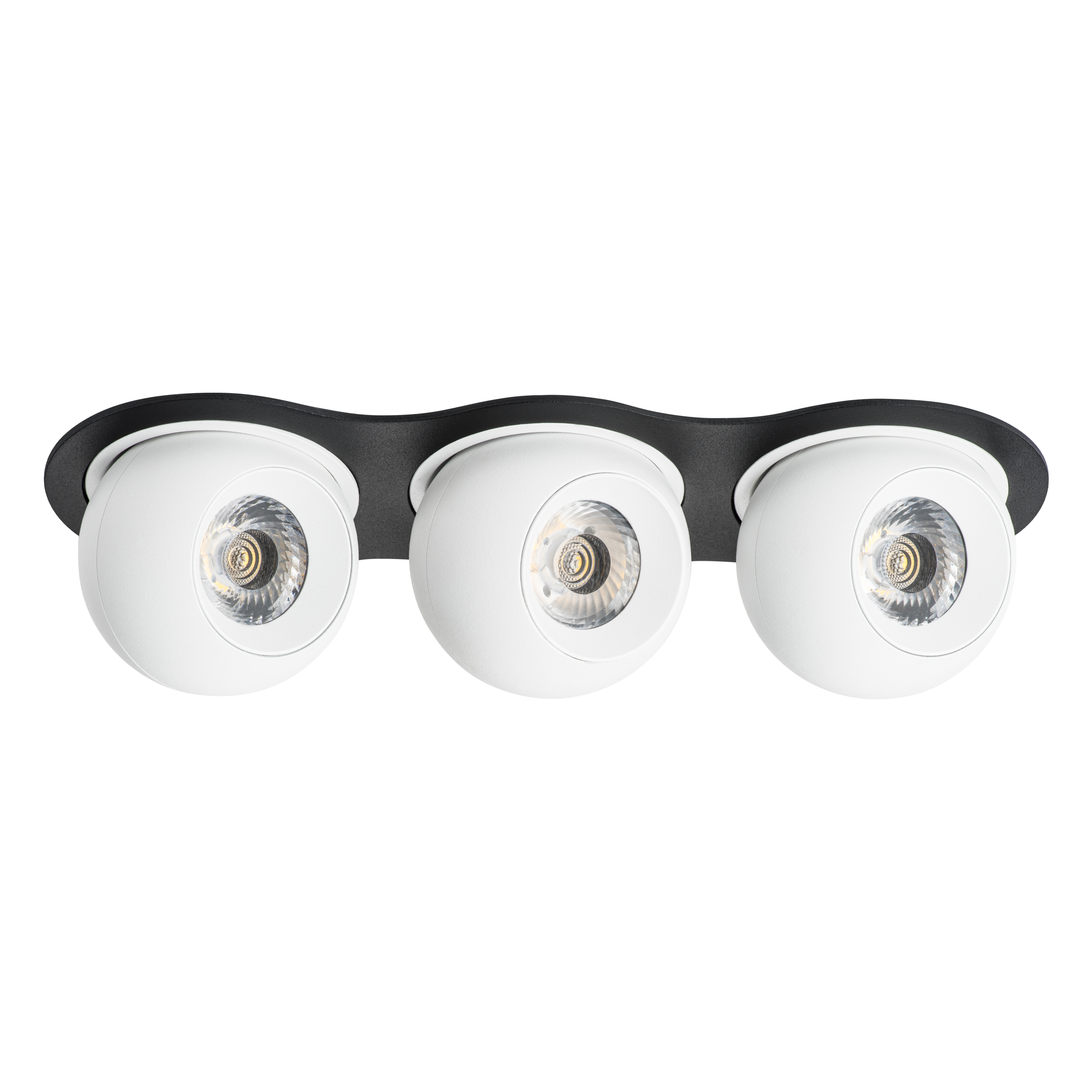 Светильник INTERO LED 9W*3 850LM*3 24G ЧЕРНЫЙ/БЕЛЫЙ 4000K (217637+217064+217064+217064)